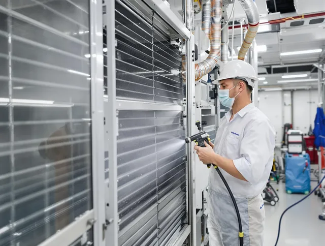 Professional AC coil cleaning by Warwick Air Duct Cleaning in Warwick