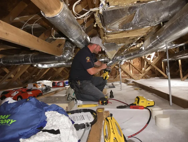 Professional air duct repair by Warwick Air Duct Cleaning in Warwick