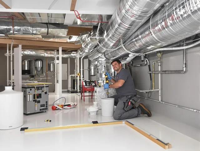 Professional duct sealing service by Warwick Air Duct Cleaning in Warwick
